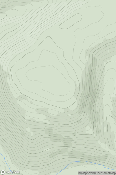 Thumbnail image for Foel [Llandudno to Wrexham] showing contour plot for surrounding peak